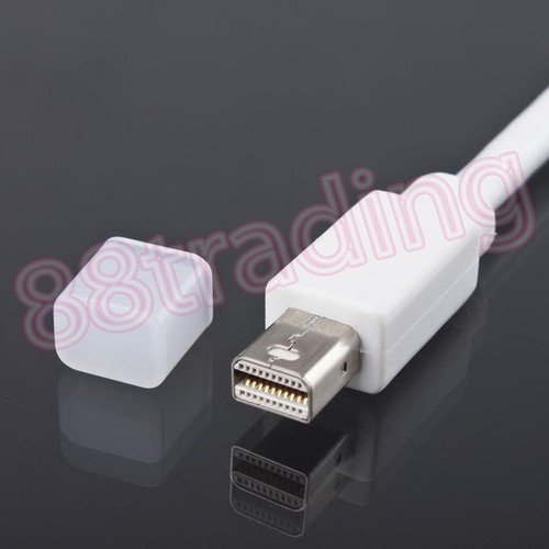 MINI DISPLAY PORT THUNDERBOLT DP TO HDMI TV VGA DVI CABLE ADAPTER CONVERTOR 1 - Picture 4 of 8