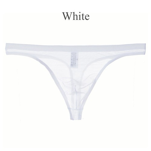 Men Sexy Low Rise Thong Mesh T-Back Panties Bikini Briefs G-String Underwear New - Picture 15 of 22