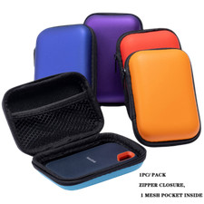 HARD EVA SHELL PORTABLE CASE BOX Headset Earphone Earbud Storage Pouch Bag 1Pack
