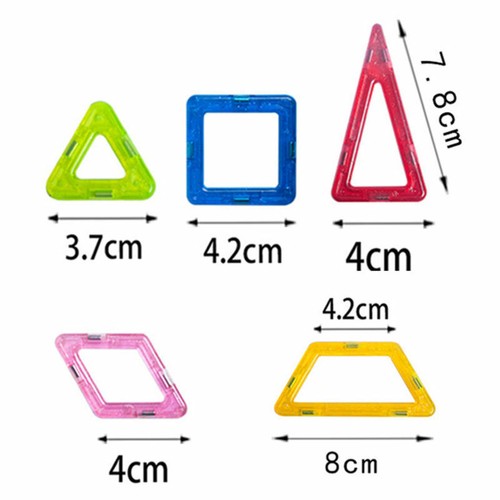 Blocs de construction magnetiques de 62 blocs magnetiques Blocks - Picture 2 of 10