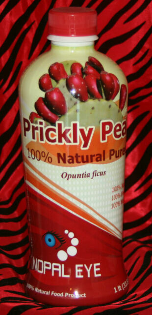 Red Nopal Cactus Prickly Pear Fruit Juice Puree 100 Natural No Added Sugar For Sale Online Ebay