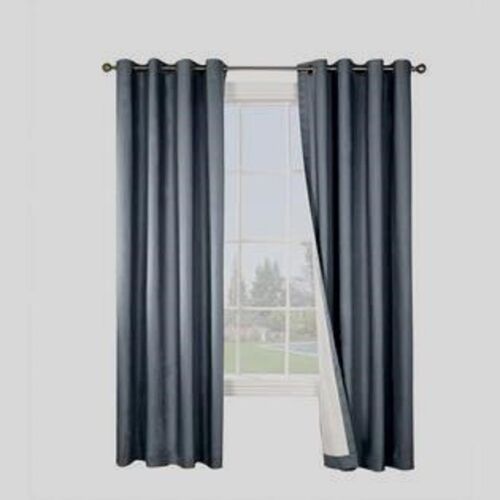 2 PANELS GROMMET MICRO WINDOW CURTAIN DRAPE FOAM LINED BLACKOUT THERMAL K92 108" - Picture 23 of 29