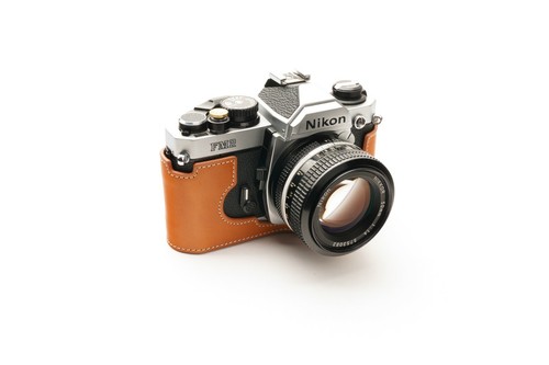 Genuine Real Leather Camera Case Bag Cover for Nikon FM2 FM FM2n FE FE2 - Picture 38 of 59