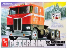 PETERBILT 352 PACEMAKER TRACTOR COORS 1/25 SCALE SKILL 3 MODEL KIT AMT1375