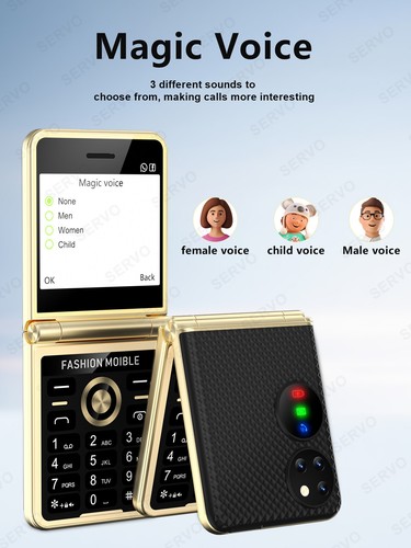 2.4" Mini Folding Cell Phone Bluetooth Speed Dial 2G GSM Mobile Phone 4 SIM NEW - Picture 9 of 16