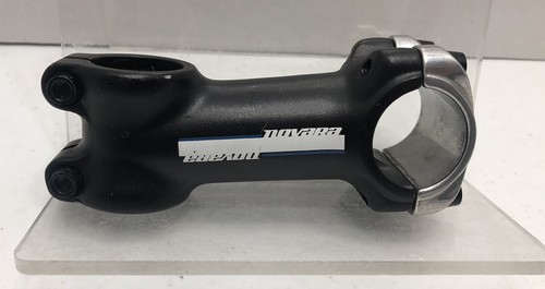 Novara Threadless Stem, 1-1/8", 4 Bolt 31.8 Clamp, 100mm, 10 Degree, Black, 212g
