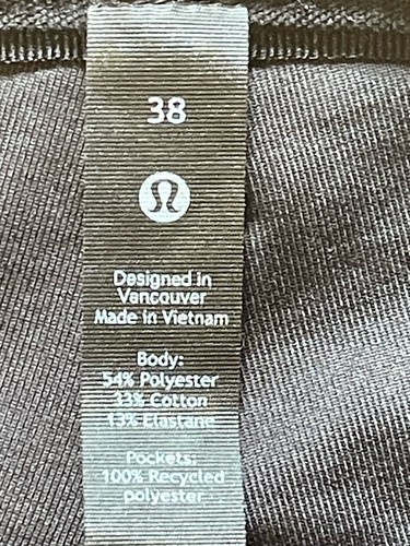 Lululemon Pants Mens 38x32 Black ABC 5-Pocket Denim Cotton Blend Stretch EUC - Picture 3 of 6