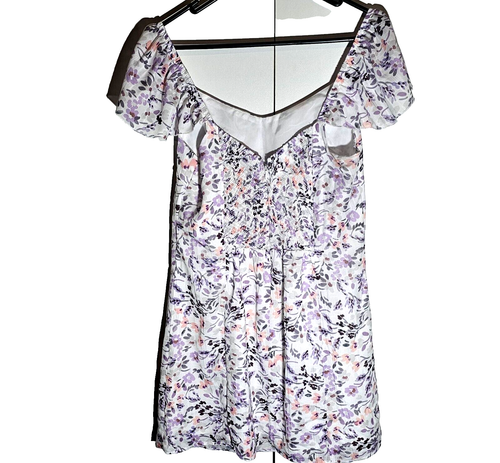 Dotti White Floral Mini Dress Size 12 Brand New with Tags RRP 79.95 Summer - Picture 10 of 15