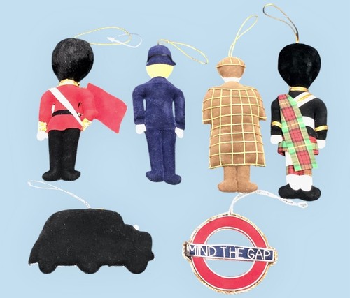 St Nicholas Square Filz British ROYAL Guard Police Kilt Sherlock Holmes Taxi + - Bild 2 von 13