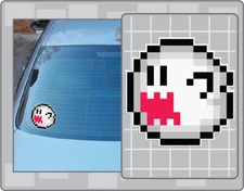 BOO Sprite Vinyl Decal #4 Car Truck Window Super Mario Bros. Sticker
