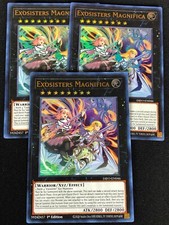 YUGIOH EXOSISTERS MAGNIFICA DIFO-EN046 1ST ULTRA X3 (NM)