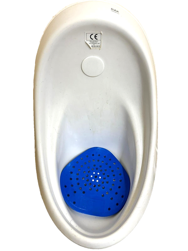 Pk of 2 Trapper  Urinal Screen Deodoriser Mat Toilet Anti Splash Fresh Fragrance - Picture 3 of 5