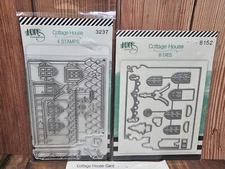 LDRS Creative Stamp & Die Combo Set ~ COTTAGE HOUSE - 8152, 3237 New
