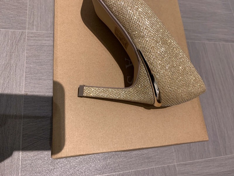 Debenham shop gold shoes