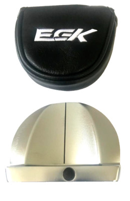 Tête De Putter EGK Classic 370g - Face Usinée CNC - Pour Droitier - Avec Couvre-chef
