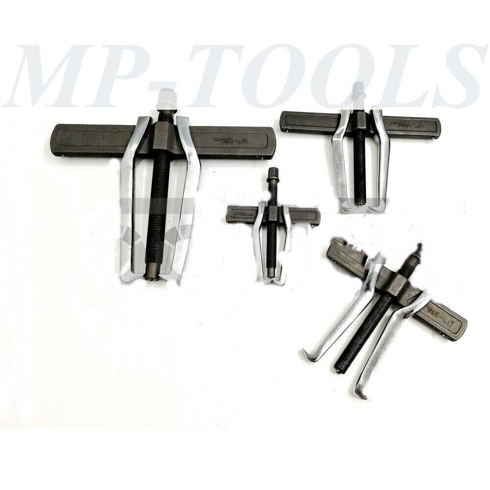 KIT 4 ESTRATTORI PER CUSCINETTI INTERNI ESTERNI DUE BRACCI 100-150-200-250mm