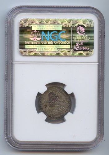 Italy Tassarolo 1666 KM-52 1 Lui (#130) NGC AU Details (Surface Hairlines). - Picture 3 of 4