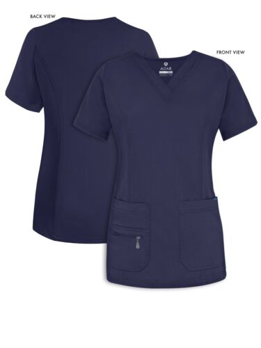 Adar Pro Scrubs For Women - Elevated V-Neck Scrub Top - Picture 54 of 224