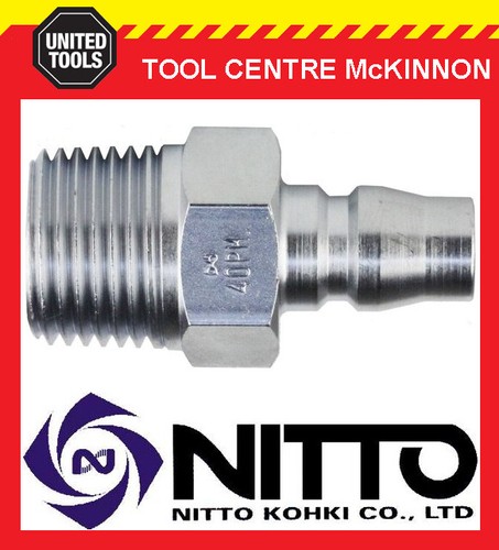 NITTO MALE COUPLING AIR FITTING WITH 1/2” BSP MALE THREAD (40PM) – JAPAN MADE - Bild 1 von 2