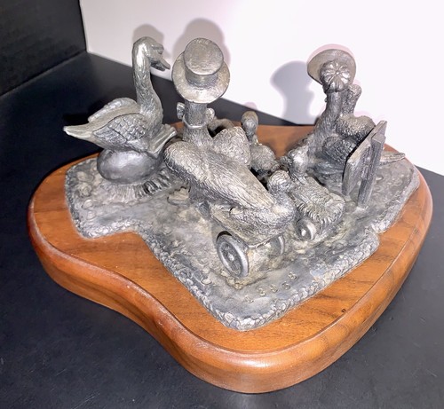 Michael Ricker Pewter Ricker Bartlett Collectors Society 1987-88 Ducks Geese - Picture 7 of 8