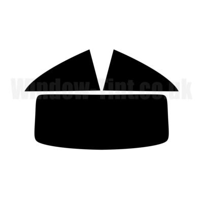 Pre Cut Window Tint for VW Eos 2-door 2007-11 5% Limo Black Rear Tinting Film