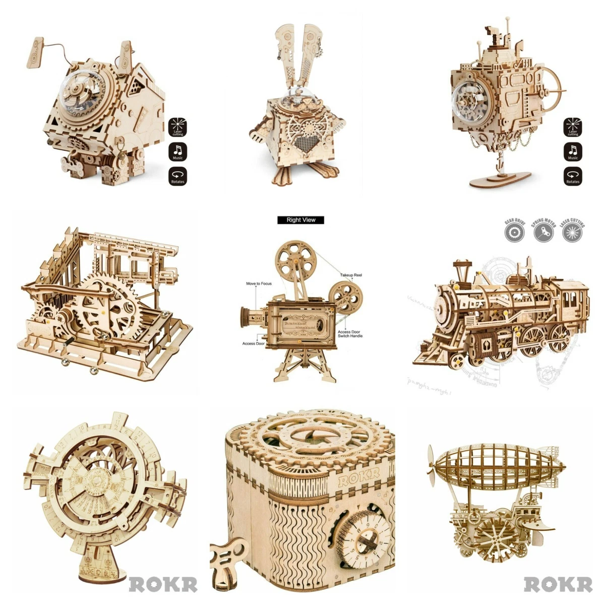 Rokr Wooden Kits