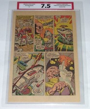 Silver Surfer #1 CPA 7.5 Pages 27/28 Origin of Silver Surfer from 1968. Like CGC