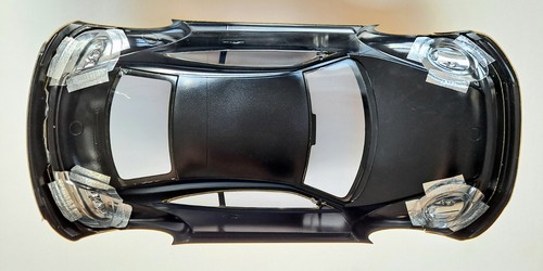 1/10 VW New Beetle 185mm Prefinished Yellow RC Car Body - Read cracked - Picture 6 of 10