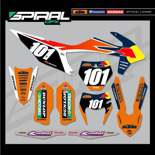 Custom MX Graphics Kit Factory US KTM SX SXF 125 250 350 450 2020 - Bild 1 von 5