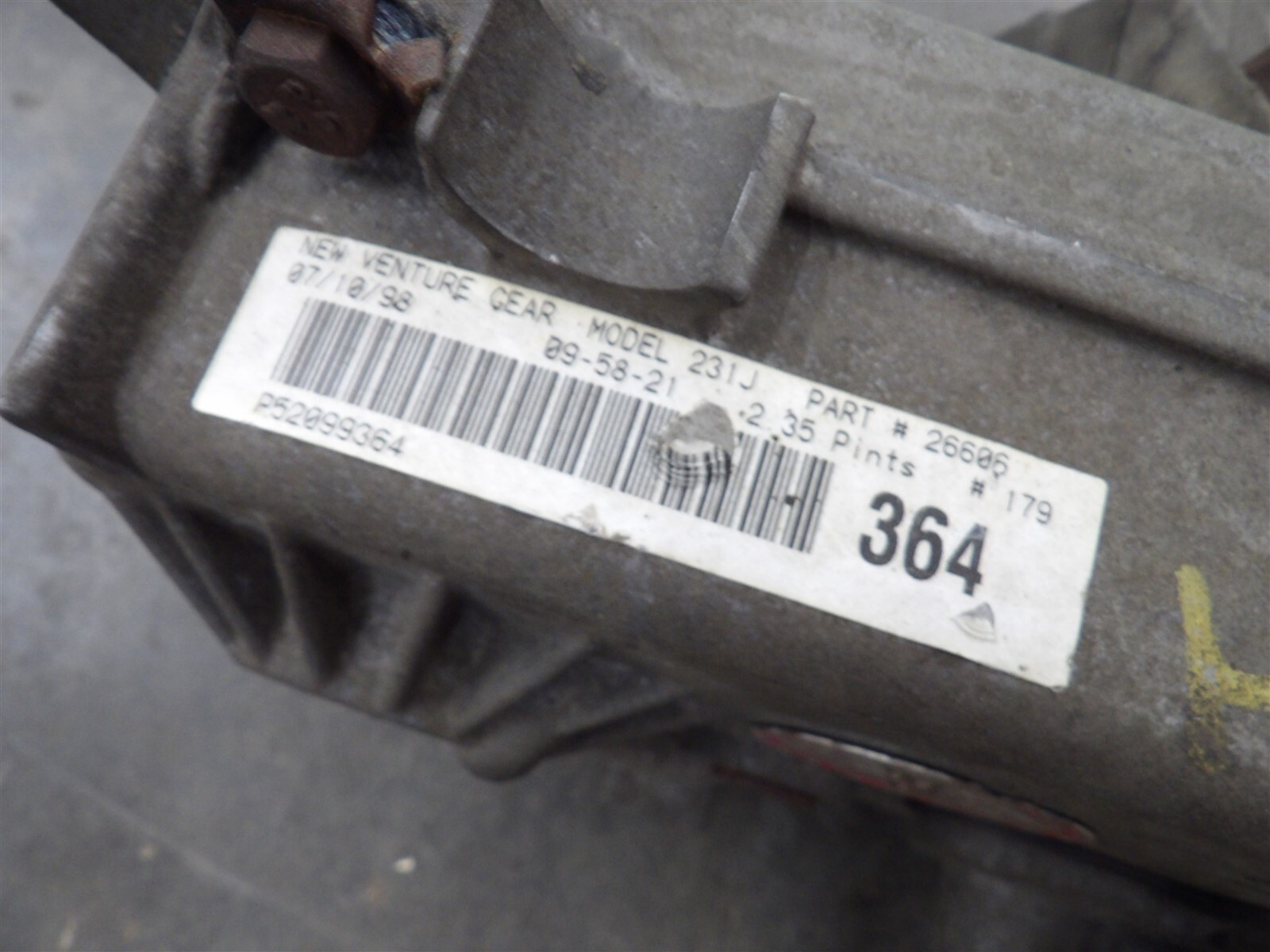 Transfer Case 4x4 New Process NP231 Jeep TJ WRANGLER 19972002 2.5L Man