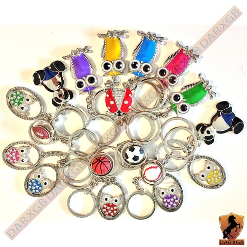 Nuevo Bonito Búho Encantador Panda Fútbol Llavero Bolso Cartera Coche Llavero Colgante Regalo - Imagen 5 de 29