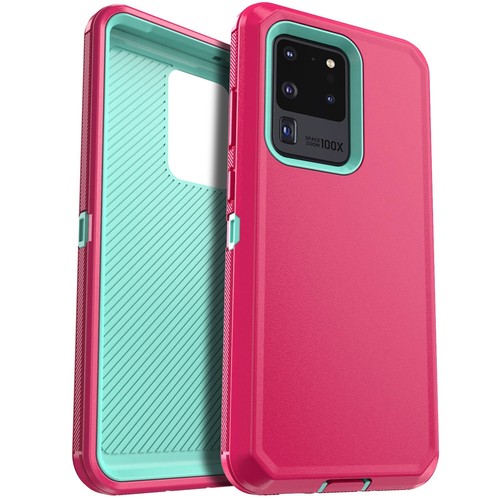 Funda rígida resistente para teléfono Samsung Galaxy S20/S20+/FE/Ultra / Clip para cinturón - Imagen 46 de 71