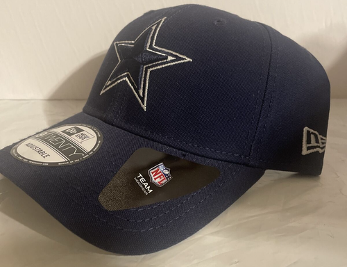 Dallas Cowboys Sombrero Azul Nueva Era 9Twenty Gorra Ajustable Equipo NFL Logotipo Nuevo - Imagen 3 de 6