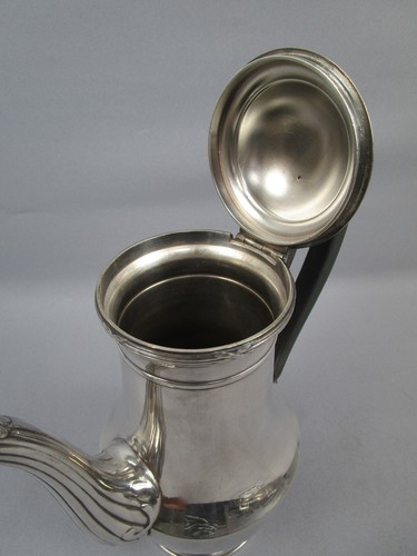 Christofle - Kaffeekanne / Moccakanne - versilbert, gepunzt - Bild 15 von 21