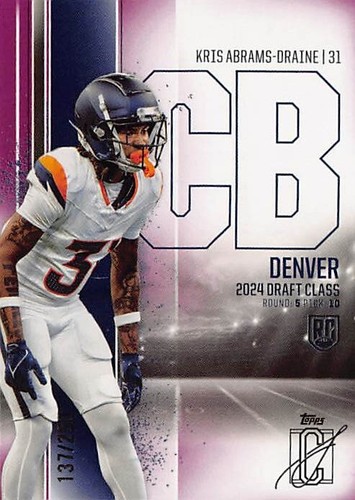 NFL 2024 Topps Signature Class (Pick your Card) Base, Parallels, Inserts - Picture 117 of 212