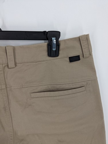 North Face Herren Flat Front Khaki Cargo Zip Pocket Wandershorts, Gr. 34, TOP - Bild 8 von 11