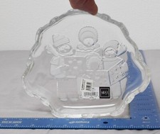 MIKASA Holiday Carolers Glassware Sweet Dish, 8-1/4" NO BOX