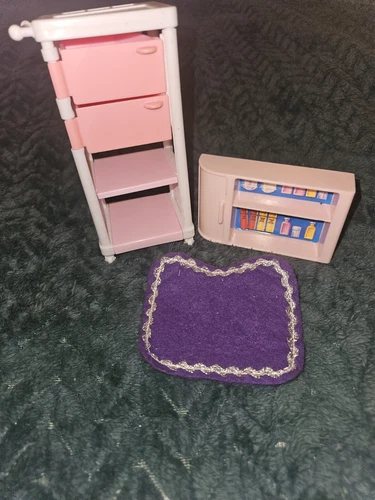 1994 MATTEL Barbie Vintage Dollhouse Furniture Toy Lot