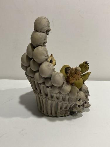 Enchantica Goblin King Skulls Vintage 1988 Hand Painted Sculpture - Picture 8 of 14