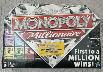 2017 Monopoly Millionaire Board Game By Hasbro New And Sealed
