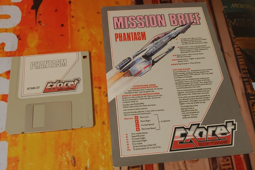 Phantasm (Exocet 1987) Atari ST (Box, Manual, Disc) works 16-bit CIB - Picture 3 of 3