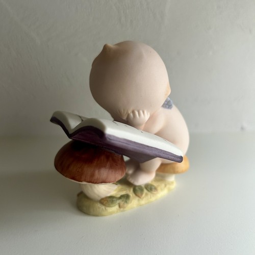 Rose O'Neill kewpie "Sleep Time" Kato Kogei Porcelain Bisque Doll Japan - Picture 2 of 5