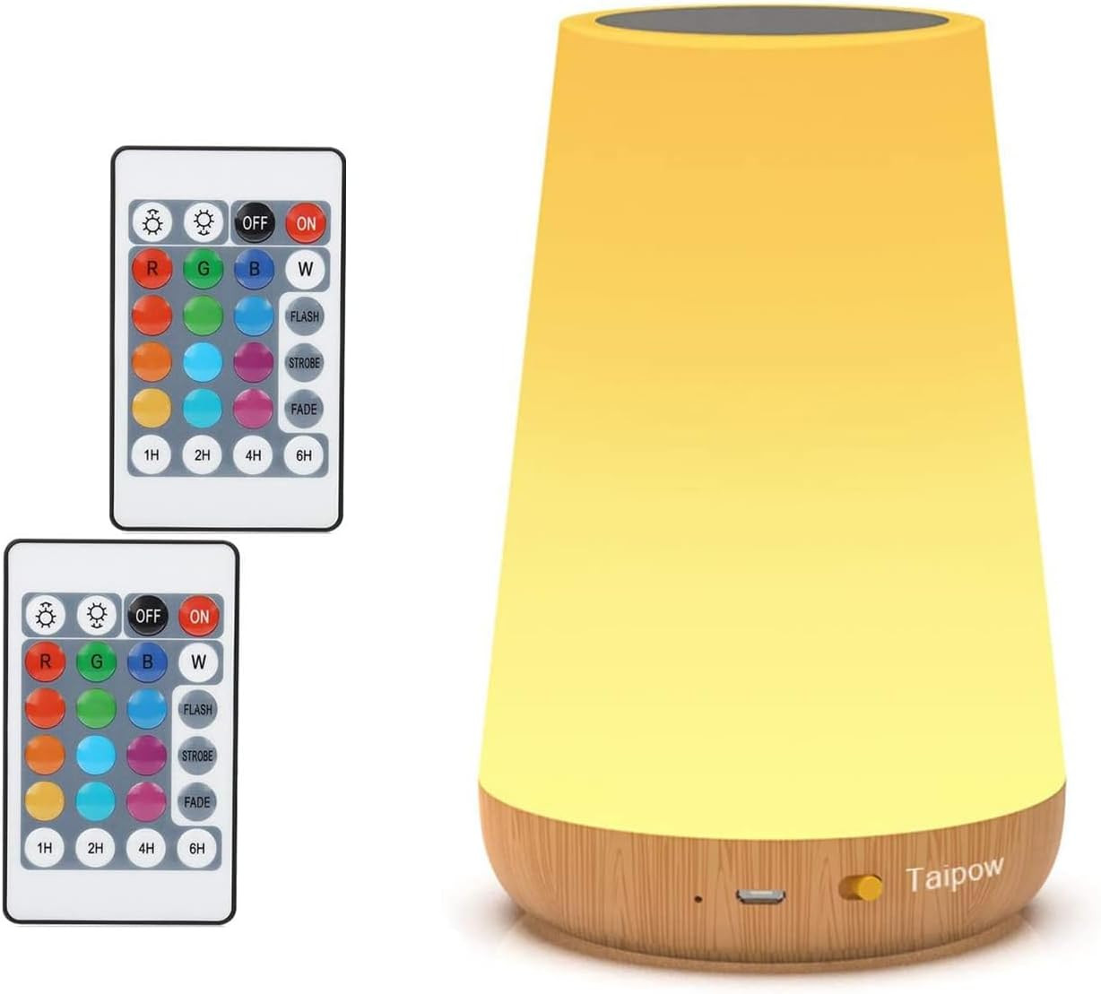 LED Night Light, Bedside Table Lamp for Baby Kids Room Bedroom Outdoor, Dimmable