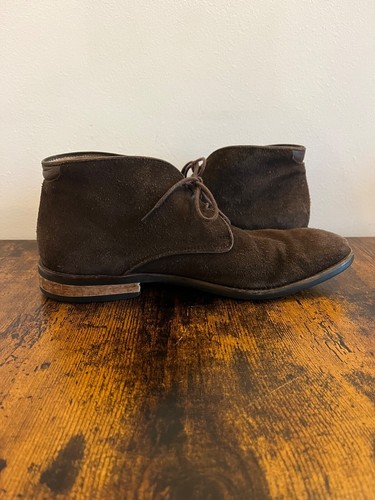 Russell & Bromley London Men's Brown Suede Lace-Up Ankle Boots Size UK9 - Picture 10 of 13