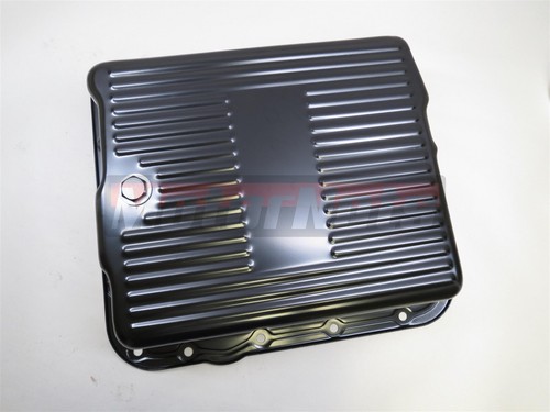 GM 700R4 4L60E Negro Transmisión Pan Tapa Extra 3.5" Profundo 4L65E Transmisión Automática - Imagen 2 de 3