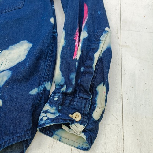 PAUL SMITH CUSTOMISED DENIM SHIRT Size XL - Absolutely UNIQUE and TOTALLY COOL - Picture 14 of 17