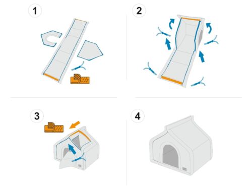 Cuccia per cani cuccia per cani cuccia per cani cuccia per gatti cuccia per cani cuccia per gatti HOBBYDOG 2 in 1 - Foto 4 di 32