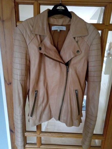 Chaqueta de cuero para mujer Gerard Darel talla 36 pequeña  - Imagen 5 de 14