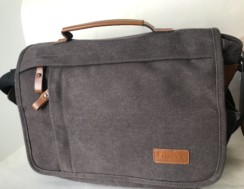 Estarer Canvas Messenger Laptop Travel Shoulder Bag Backpack School WorkEstarer - Picture 2 of 13