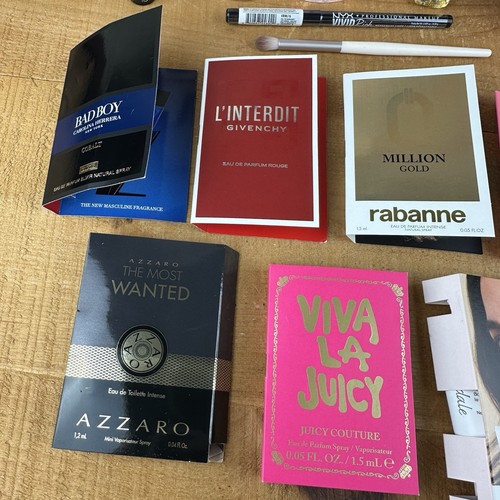 Women Perfume/Makeup Samples 25pcs (Polo, Juicy, Azzaro, Iconic, Givenchy, Etc.) - Picture 5 of 8